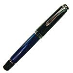 Pelikan M405 Fountain Pen - Blue Stripe Design