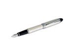 Aurora Ipsilon Quadra Silver Fine Fountain Pen