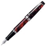 Aurora Mini Optima Burgundy Fountain Pen
