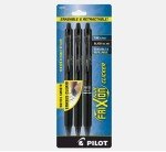 Pilot Frixion Clicker Fine Point Gel Pens, Black