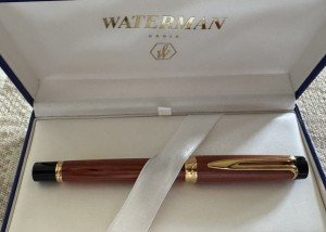 WATERMAN LIAISON Ebonite Woodgrain Fountain Pen 18K