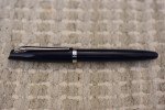 Aurora Blue Resin Fountain Pen with Fine Nib