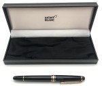 Mont Blanc Black Gold Trim Luxury Pen Set