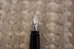 Aurora Blue Resin Fountain Pen with Fine Nib