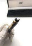 Mont Blanc Black Gold Trim Luxury Pen Set