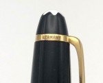 Mont Blanc Black Gold Trim Luxury Pen Set