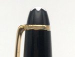 Mont Blanc Black Gold Trim Luxury Pen Set