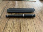 Kaweco Dia2 Black Fountain Pen with Chrome Accents