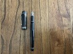 Kaweco Dia2 Black Fountain Pen with Chrome Accents