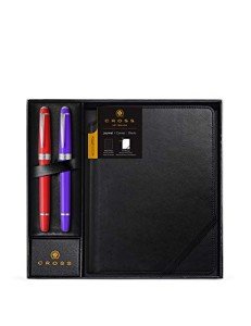 Cross Dotted Journal & Two Bailey Rollerball Pens