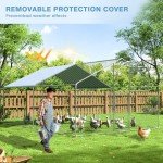 Luxury Outdoor Chicken Coop with Double Doors