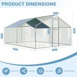 Luxury Outdoor Chicken Coop with Double Doors