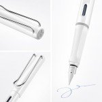 LAMY Safari White Fountain Pen - Ergonomic & Stylish