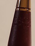 Burgundy Vintage Cross Ballpoint Pen with Gold Trim