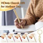 Elegant Christian Cross Pens with Mother's Day Tags