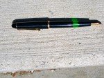 1970's Pelikan 120 Black Fountain Pen with Gold Trim