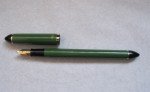 Sailor Green Fountain Pen with Fude Nib