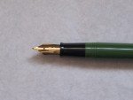 Sailor Green Fountain Pen with Fude Nib