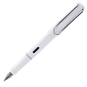 Lamy Safari White Fountain Pen with Fine Nib