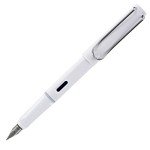 Lamy Safari White Fountain Pen with Fine Nib