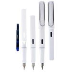 Lamy Safari White Fountain Pen with Fine Nib