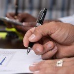 Personalized Cross Bailey Rollerball Pen in Black
