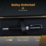 Personalized Cross Bailey Rollerball Pen in Black