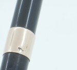Waterman 52 Black Rubber Fountain Pen with Gold Band