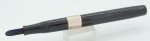 Waterman 52 Black Rubber Fountain Pen with Gold Band