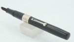 Waterman 52 Black Rubber Fountain Pen with Gold Band