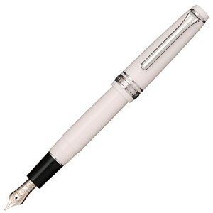 Sailor Professional Gear Slim Silver White Fountain Pen