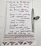 Tibaldi Montegrappa Shiny Silver Fountain Pen