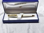 Waterman Charleston Ivory & Gold Ballpoint Pen