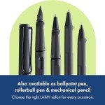 Lamy Safari Umbra Fine Nib Fountain Pen - Black