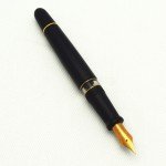 Aurora 88 Fountain Pen - Black Satin & Rose Gold