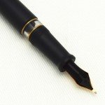 Aurora 88 Fountain Pen - Black Satin & Rose Gold
