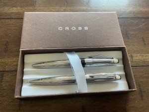 Cross Chrome Vintage Pen and Pencil Set
