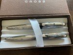 Cross Chrome Vintage Pen and Pencil Set