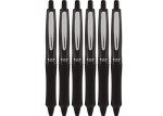 Pilot Dr. Grip FullBlack Ballpoint Pen Set, 6 Pack