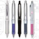 Pilot Dr. Grip FullBlack Ballpoint Pen Set, 6 Pack