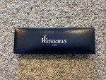 Waterman Expert Black Ballpoint Pen with Gold Trim