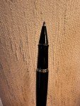 Waterman Expert Black Ballpoint Pen with Gold Trim