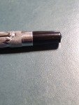 Art Deco Chrome Fountain Pen with 14k Nib