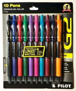 Pilot G2 Premium Gel Pens - Assorted 10 Pack