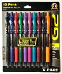 Pilot G2 Premium Gel Pens - Assorted 10 Pack
