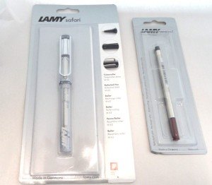 LAMY Safari Clear Vista Rollerball Pen + Refill