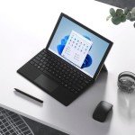 Luxury Alcantara Surface Pro Keyboard in Black