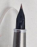 Tibaldi Luxury Fountain Pen - Shiny Silver Brass