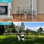 Luxurious Metal Dog Playpen - 8 Panel 32