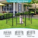 Luxurious Metal Dog Playpen - 8 Panel 32